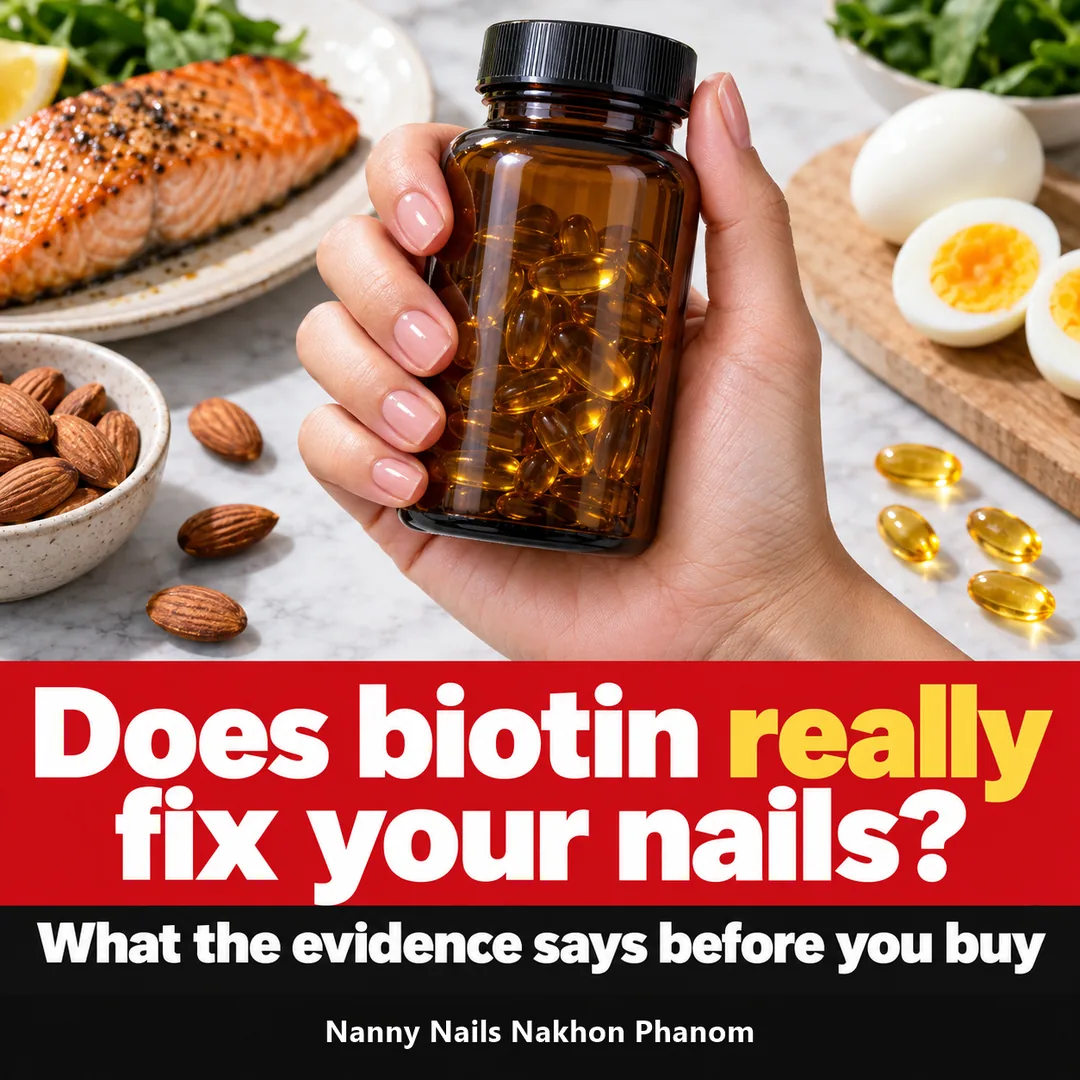 Cover: does biotin really make your nails stronger, Nanny Nails Nakhon Phanom
