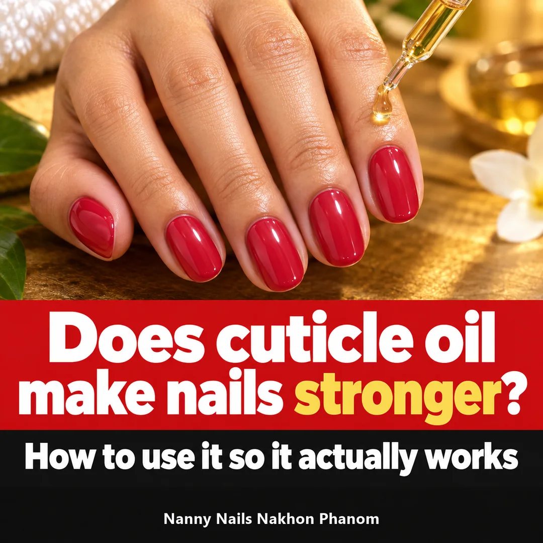 Cover: does cuticle oil make nails stronger, Nanny Nails Nakhon Phanom