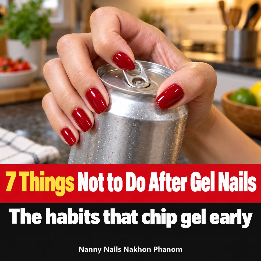 Cover: 7 things not to do after gel nails, Nanny Nails Nakhon Phanom