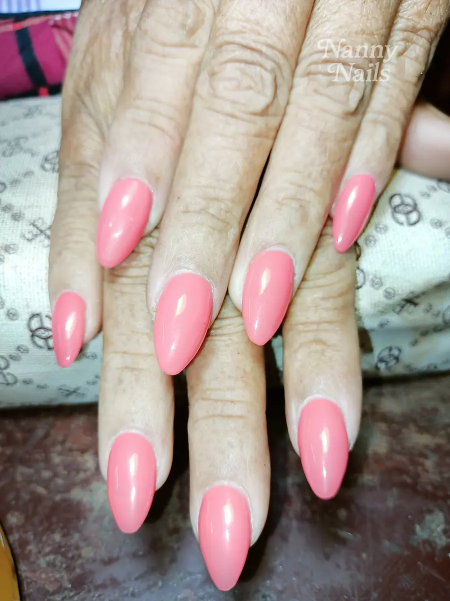 Nail extensions in a stiletto shape, Nanny Nails, nail salon in Nakhon Phanom