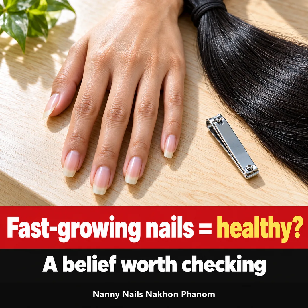 Cover: do fast-growing nails mean you are healthy, Nanny Nails Nakhon Phanom