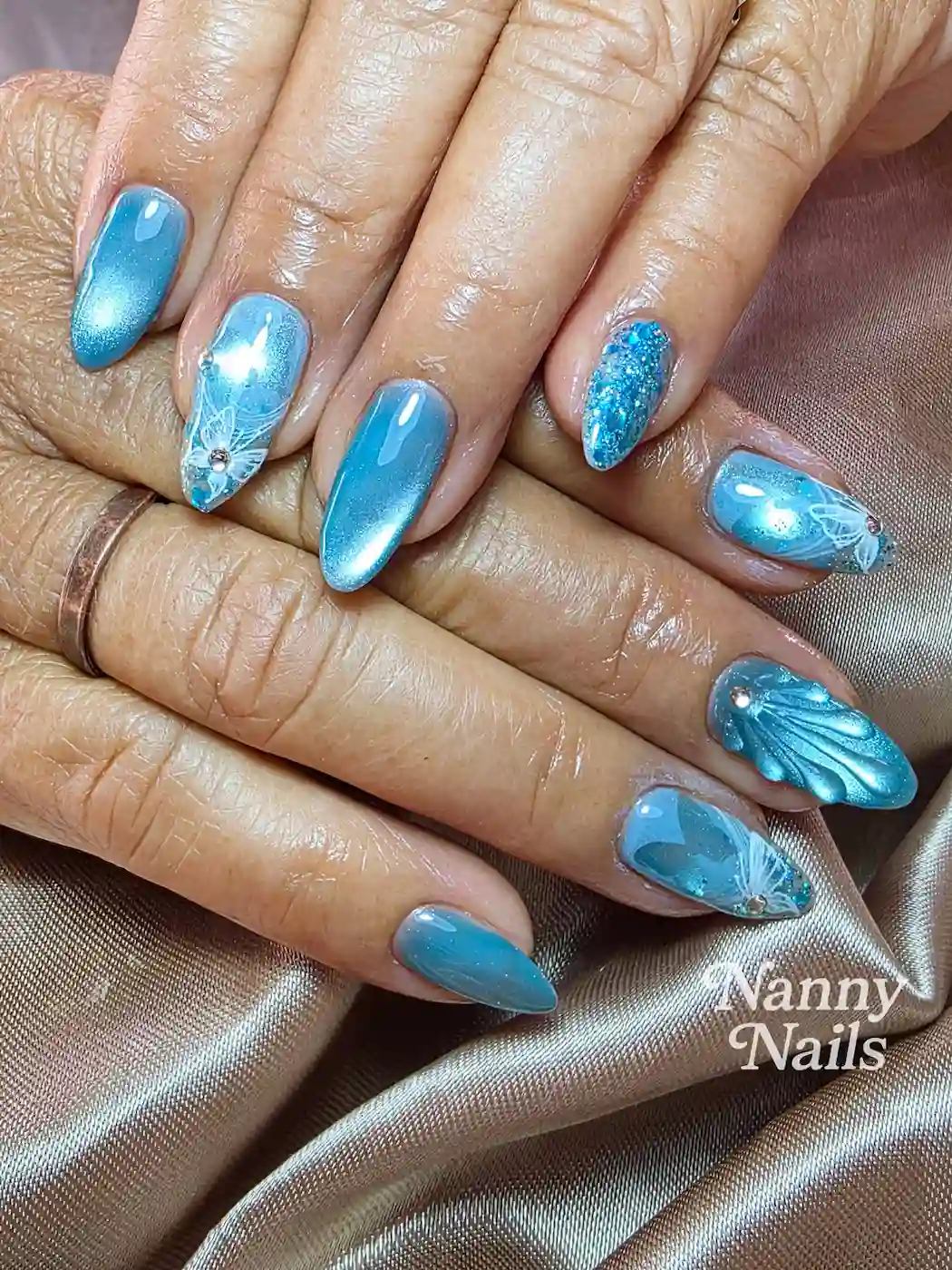 เล็บฟ้า Chrome Nanny Nails นครพนม