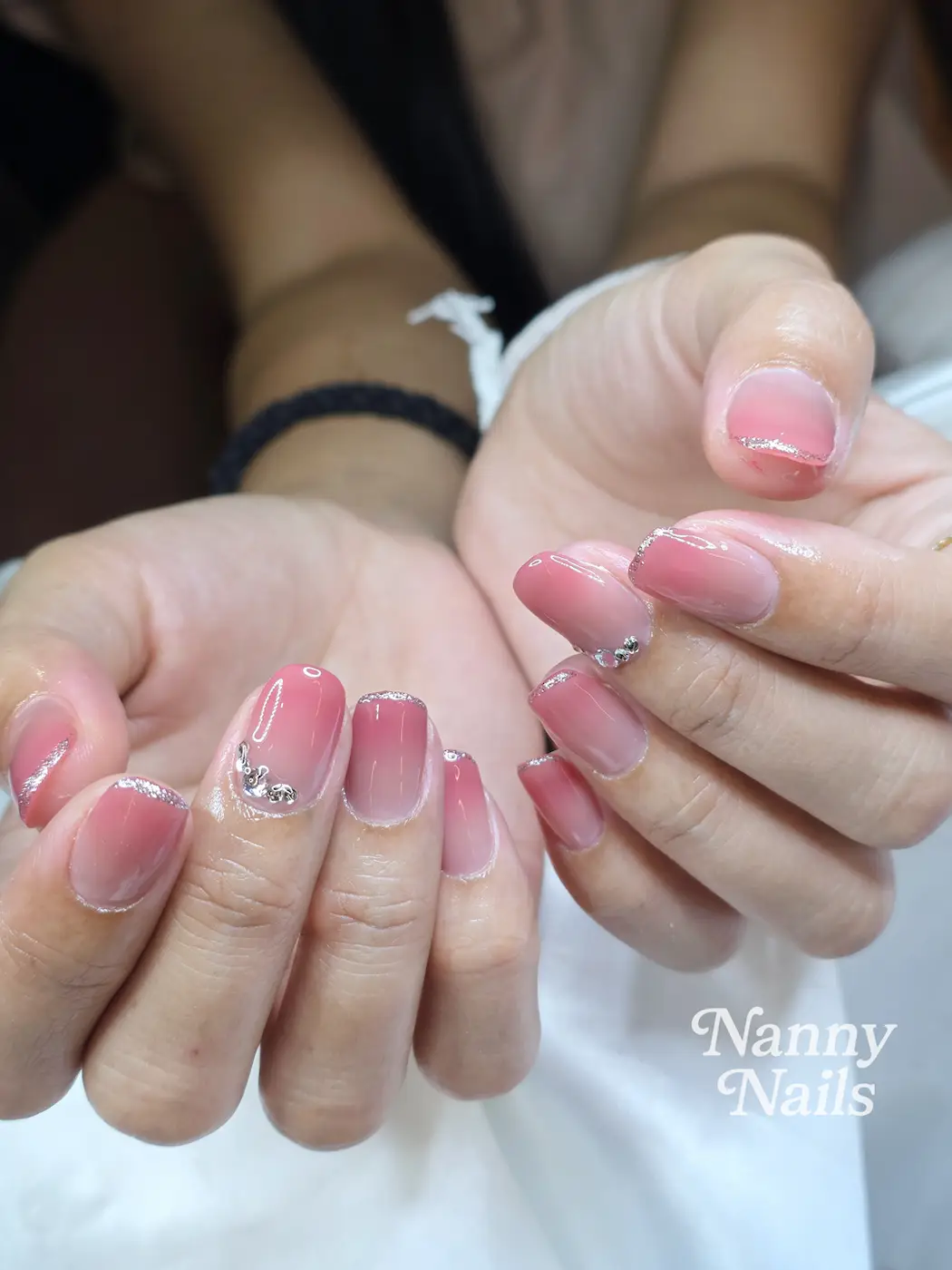 สีพื้นมือ เล็บเจลพื้นเรียบ Nanny Nails นครพนม