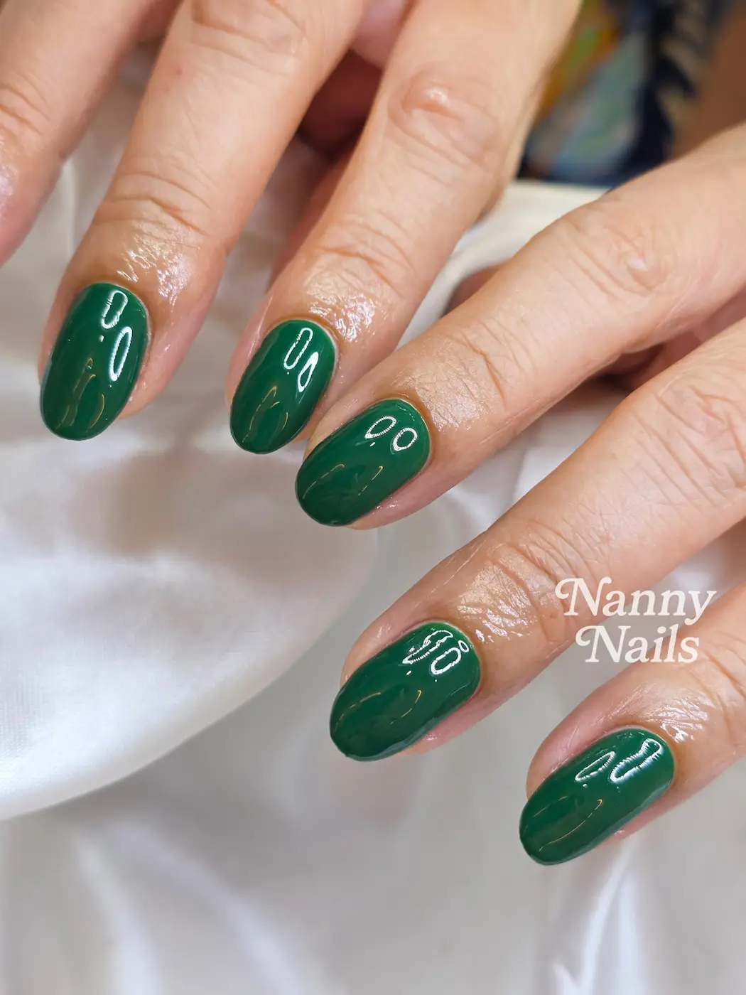 สีพื้นเขียว Nanny Nails นครพนม
